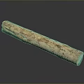 Natural Rustic Wood Stone Long Piece With Unique Surface Texture For Home Decor