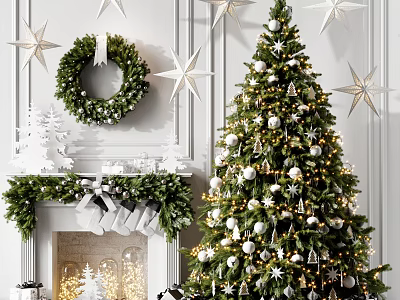 Modern Christmas Tree 3d model