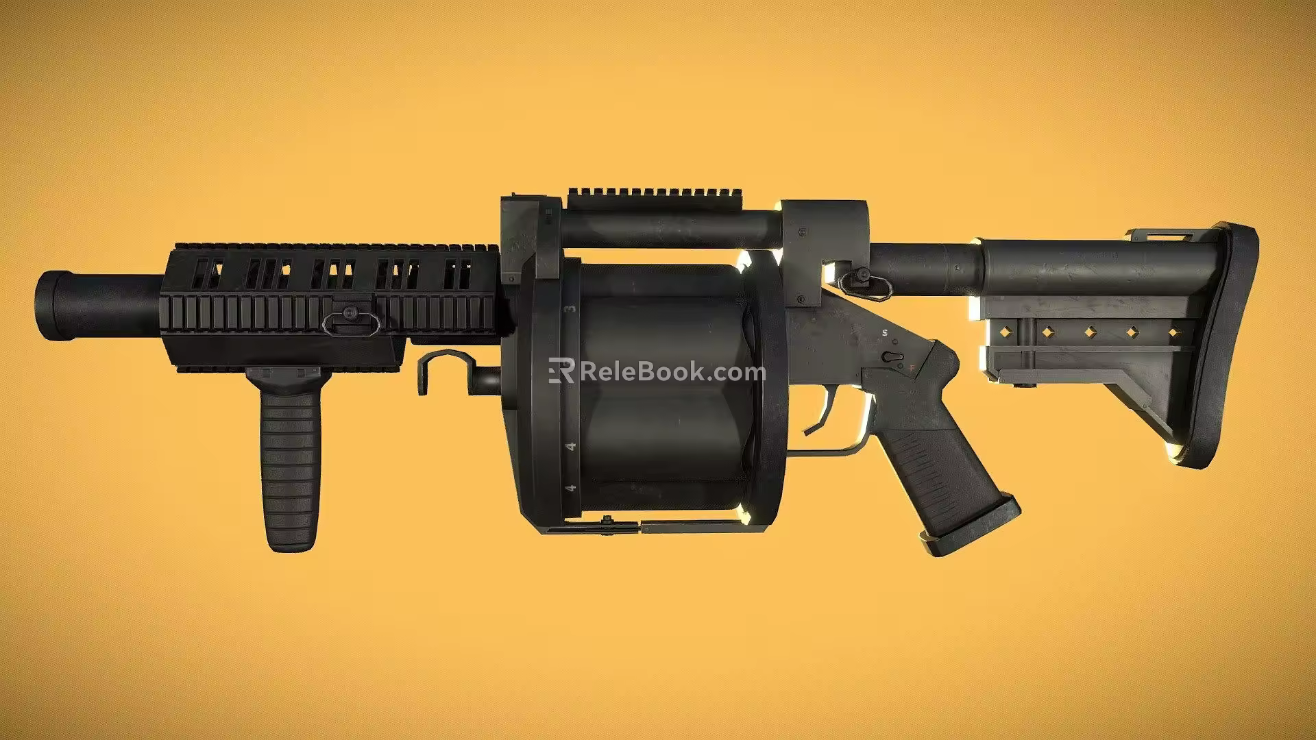 M32 Grenade Launcher 3d model