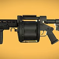 M32 Grenade Launcher 3d model