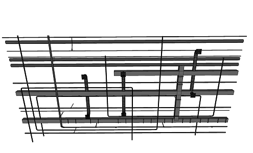 Modern Piping 3d model