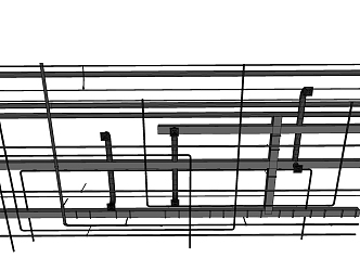 Modern Piping 3d model