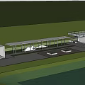 Station SU model 3d model