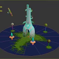 Game Environment Game Scene Fairy Tale Scene Fairy Tale Magic Scene Magic Item Fantasy Scene 3d model