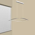 Modern Minimalist Chandelier Nordic Style Chandelier Mediterranean Style Chandelier Study Lamp Combination Dining Room Lamp 3d model