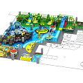 Colorful Indoor Playground Equipment With Slides Climbing Structures And Safe Design For Children