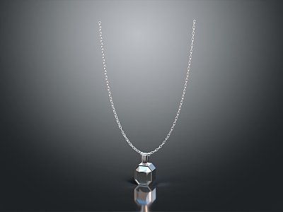 Modern Necklace Tianzhu Necklace Ornament Jewelry 3d model