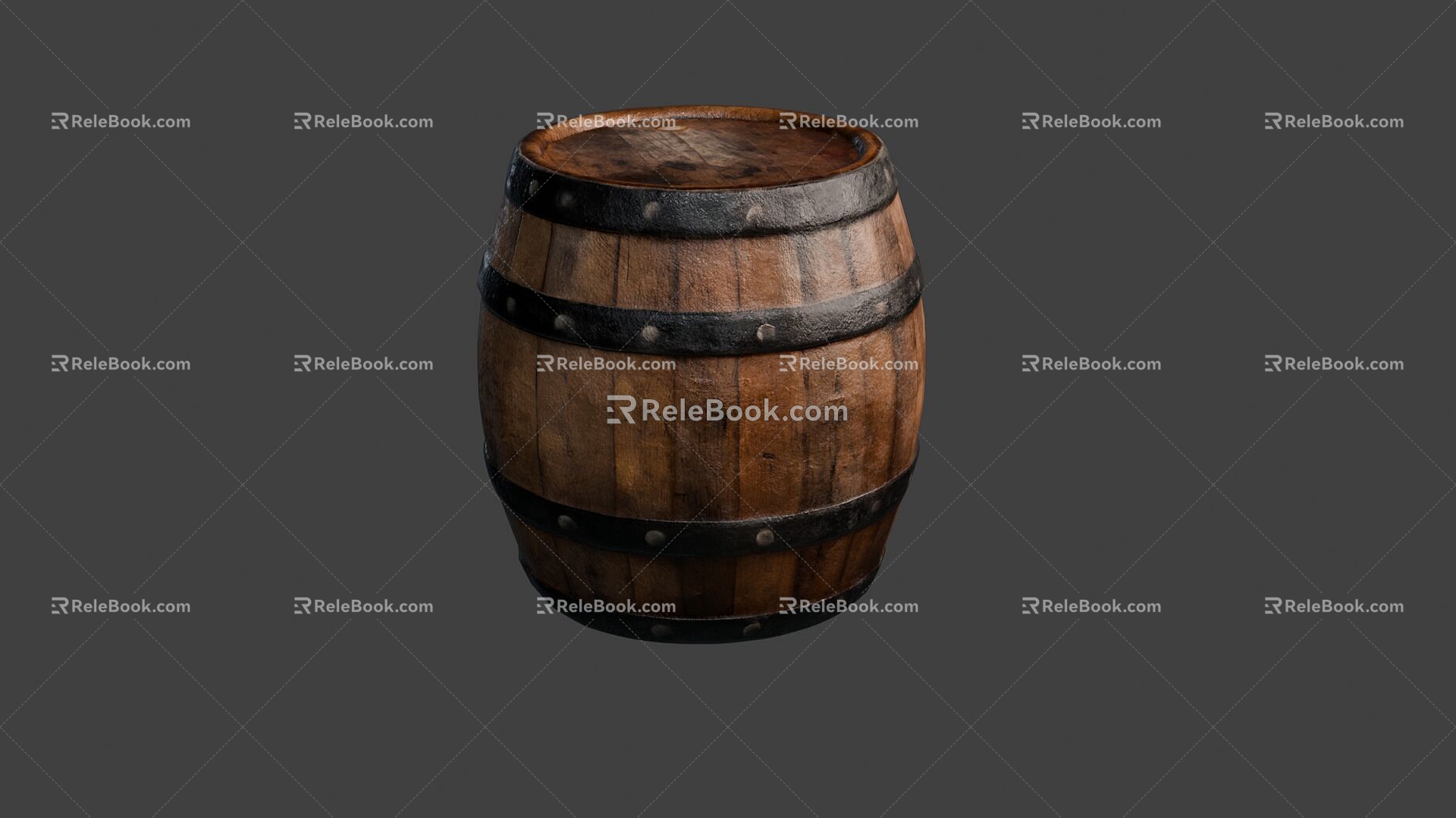 Wooden Barrel Wine Barrel Wood Barrel Wood Barrel Oak Barrel Wine Cellar Wine Storage 3d model