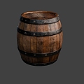 Wooden Barrel Wine Barrel Wood Barrel Wood Barrel Oak Barrel Wine Cellar Wine Storage 3d model