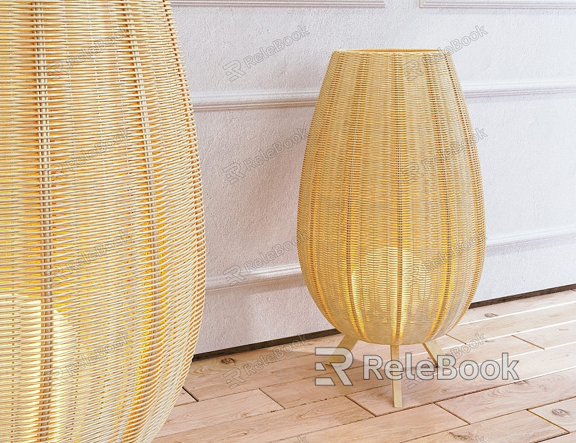 Modern Table Lamp Solid Wood Table Lamp model