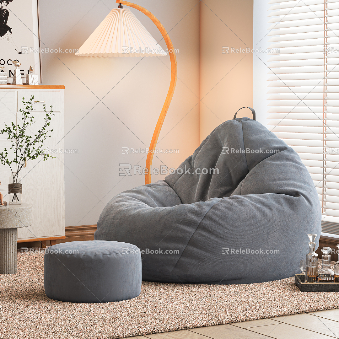 Modern Lazy Sofa 3d model