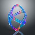 Modern Pendant Rainbow Translucent Pendant Craft Pendant Art Pendant Pendant Gem Pendant 3d model