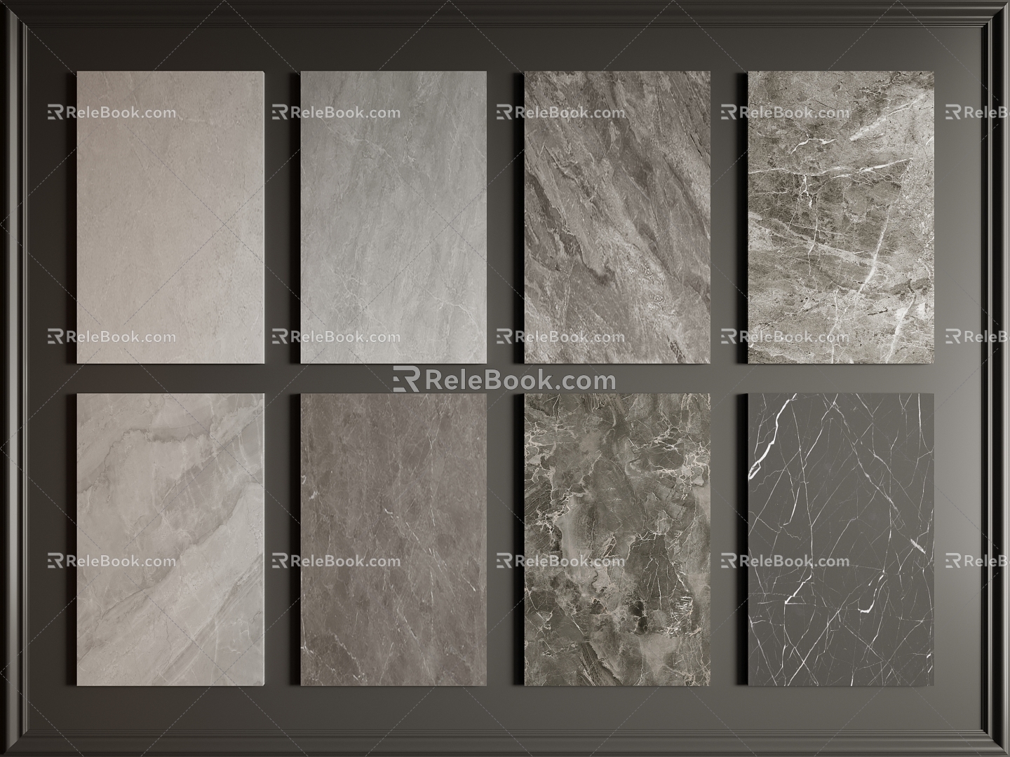 gray stone clapboard marble background wall marble clapboard gray stone gray rock slab clapboard 3d model