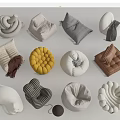 Modern Lazy Sofa Casual Sofa Single Sofa 3d model