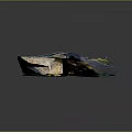 Detailed 3D Scene Component Model With Stone Bridge Green Grass And Natural Terrain
