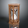 Rotating Hourglass Rotating Retro Hourglass Hourglass Game Item 3d model