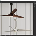 ceiling fan light 3d model
