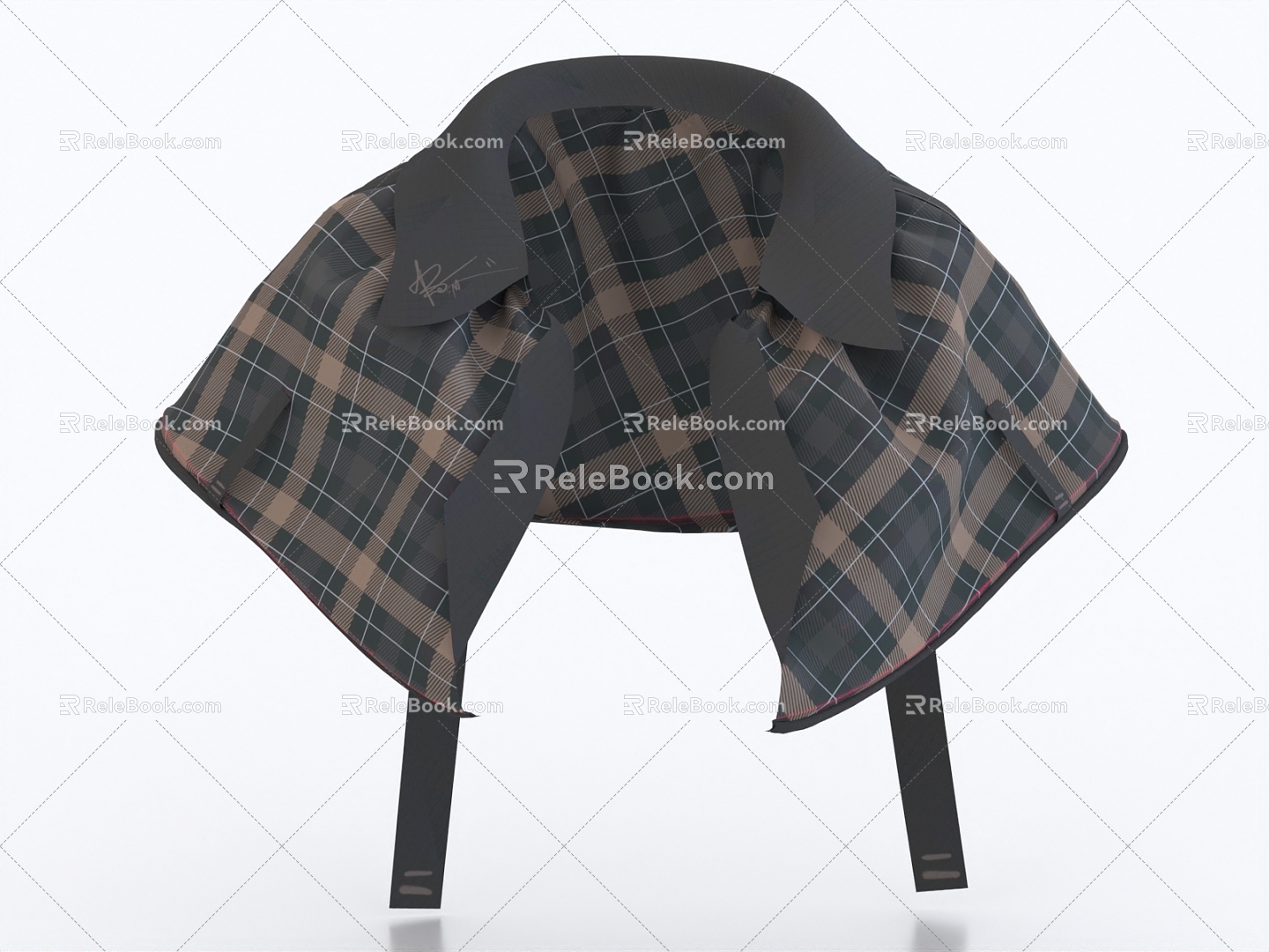 Shawl Canopy Cape 3d model