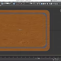 Wooden Cutting Board With Smooth Surface And Natural Grain For Kitchen Use