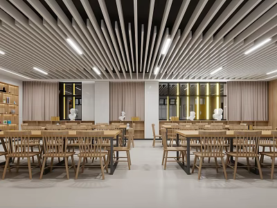 Modern Art Classroom 3d model