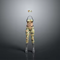 Stylish Camouflage Outfit With Cami Top Pants Hat And Gray Boots