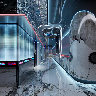 KTV aisle 3d model