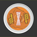 Orange Commercial Equipment Storage Container With Brand Label For ODR FELLOWS DIRT MOJO