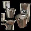 Stainless Steel Toilet Designs With Modern Sleek Finish And Various Styles
