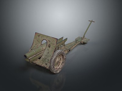 Artillery Gun Artillery Ship Gun Siege Gun Cannon Anti-aircraft Breaking Heavy Gun Heavy Gun 3d model