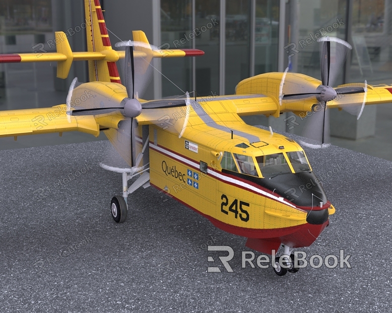 CL415 Seaplane model