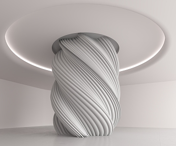 Modern Column 3d model