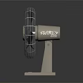 TRANE Tabletop Air Cooler Fan With Metal Mesh Cover And Black Blades Design