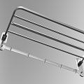 Towel Rack Bath Towel Rack Hardware Hanging Bathroom Rack 3d model