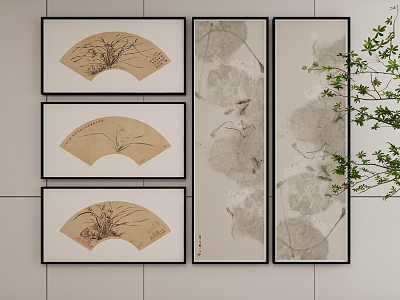 New Chinese Style Decorative Hanging Painting model