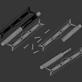 Durable Stainless Steel Metal Hinges With Matching Screws For Furniture Assembly
