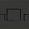 Table Wooden Table Long Table Square Table Long Wooden Table Solid Wooden Table Furniture 3d model