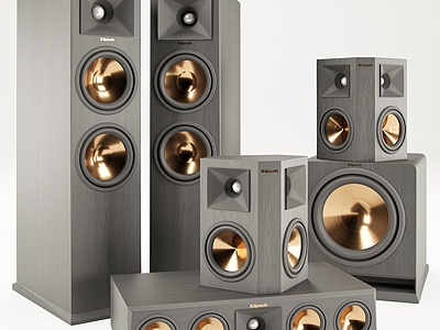 Klipsch RP 260 ebony 3d model