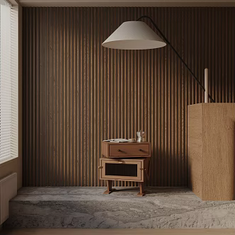 Modern floor lamp 3d model