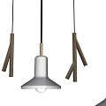 Nordic chandelier small chandelier 3d model