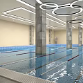 Modern Swimming Pool Swimming Pool Swimming Pool 3d model