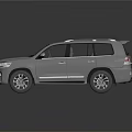 Silver Toyota SUV With Roof Rack Alloy Wheels And Sleek Body Design