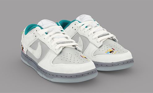 Modern sneaker Nike sneaker 3d model