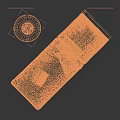 Wooden Frame Lounge Chair With White Cushion Striped Pillow Folded Towel And Round Side Table