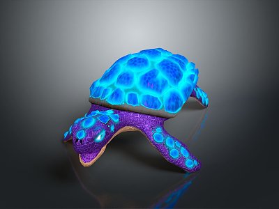 Turtle Cartoon Turtle Snapping Turtle Chickbill Turtle Reptile Cold Blooded Animal Reptile Class 3d model