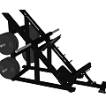 Heavy Duty Leg Press Machine With Weight Plates For Home Gym Strength Training