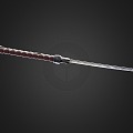 Samurai sword Deadpool sword machete bayonet 3d model