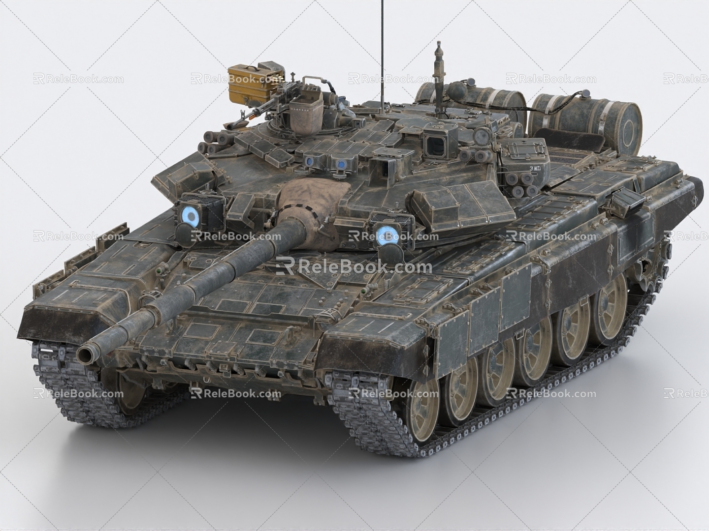 T90A Russian Tank Main Battle Tank 3d model