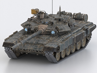 T90A Russian Tank Main Battle Tank 3d model