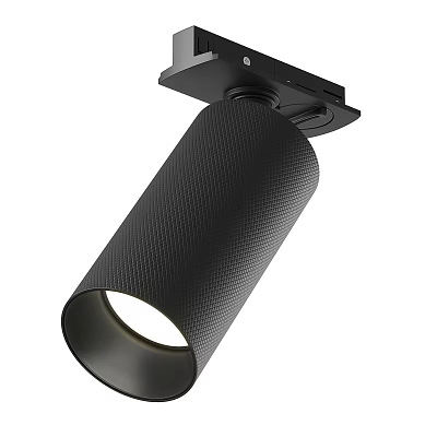 Black Modern Downlight Spotlight Design With Ceiling Mounted Metal Structure And Adjustable Angle 3d model