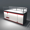 Jewelry Counter Jewelry Display Cabinet Jewelry Store 3d model